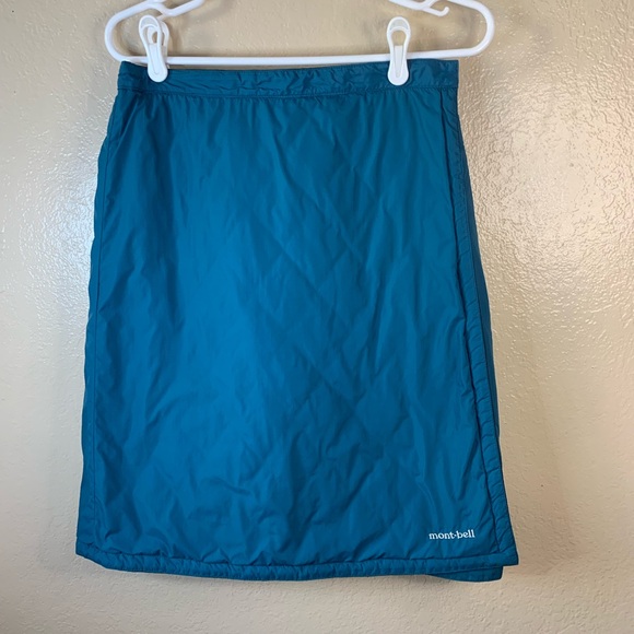 Mont-Bell America Teal/Black Therma Wrap Reversible Trail Skirt O/S - Picture 3 of 7